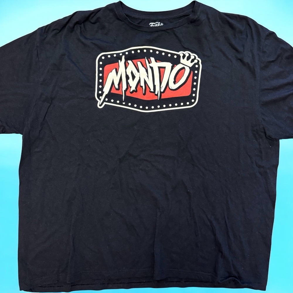 Funko Mondo T-Shirt Men's 3XL Black 25 Years of Fun Graphic Tee Cotton Logo Top